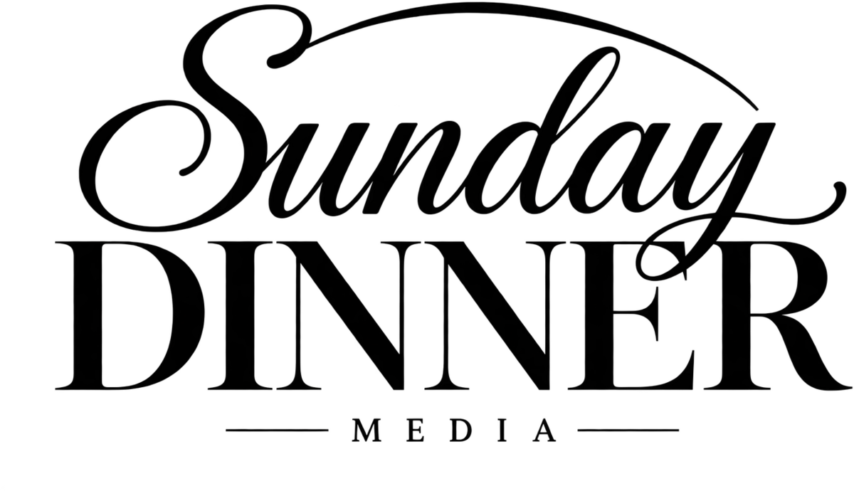 Sunday Dinner Media official wordmark